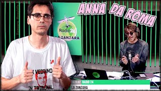 Anna da Roma maltratta Valerio Lundini - La Zanzara 1.2.2023