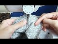 easy sewing for beginner to make a simple and comfy blouse in 1 meter fabric no overlock needs