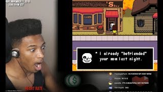 ETIKA REACTS TO SANS IN DELTARUNE