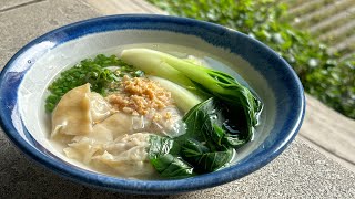 QUICK CHICKEN WONTON SOUP || DELICIOUS WONTON SOUP || CHICKEN WONTON SOUP RECIPE