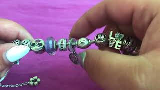 Моята първа Pandora гривна (My first full Pandora Bracelet)