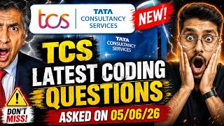 TCS NQT Coding Question Asked on 05/06/2026 | TCS Latest Coding Questions