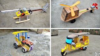 4 Amazing DIY TOYs | Amazing 4 DIY TOYs Homemade Invention | DC Motor