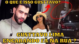 Gusttavo Lima ENCARANDO mulher na rua ? O que é isso Gusttavo ?? Andressa de olho kkkk