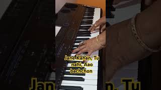 Jaane kahan,Tu nahi toh#evergreen ##music #piano #keyboard #tutorial