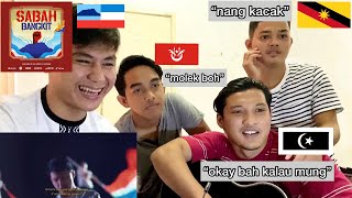 SABAH BANGKIT [ OFFICIAL VIDEO ] ft K-CLIQUE | LOCAL REACTION | NAIK BULU ROMA 🤩