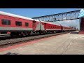 irfca yesvantpur ac superfast express departing sorupeta after an unscheduled halt