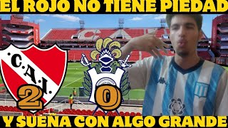 EL ROJO NO PARA | Independiente 2 - 0 Gimnasia | Reacción Racinguista | Copa De La Liga Argentina