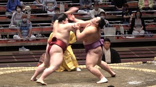 新大関朝乃山 #Asanoyama vs隆の勝 大相撲7月場所初日 令和2年(2020年)7月19日 Sumo fight, Asanoyama vs Takanosho vs Coronavirus