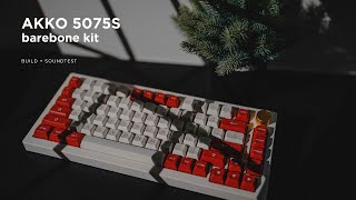 BEST BUDGET Keyboard Kit | AKKO 5075s | Build, reviewed with Extensive SOUNDTEST