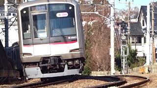 東急東横線5005系5163F菊名カーブ通過