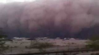 The Hugest Sandstorm ever in Kuwait ! | اكـبـر عاصـفة رمـليه تضرب الكويت