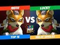 SSC 2019 SSBM - iBDW (Fox) Vs. Lucky (Fox) Smash Melee Tournament Losers Top 16