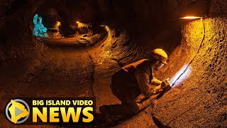 Kilauea Volcano Lava Tube Opens After Eruption (Feb. 21, 2020)