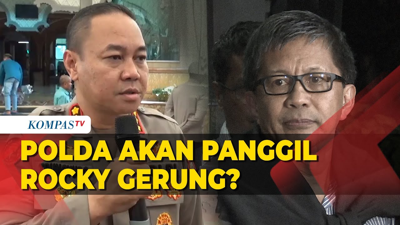 Soal Laporan Kasus Rocky Gerung, Polda Metro Jaya: Kita Akan Dalami ...