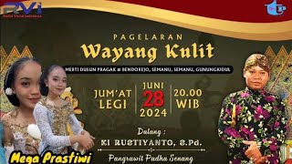 LIVE WAYANG KULIT KI RUSDIYANTO - SEMAR BANGUN KHAYANGAN - BERSAMA MEGA PRASTIWI - PRAGAK SEMANU GK