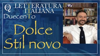 Letteratura italiana 10: Il Dolce stil novo.