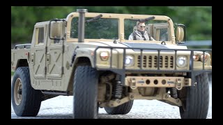 HUMVEE 험머 | U.S. 4X4 MILITARY VEHICLE | HG-P408 | #5 Drive hard rock after mounting LED