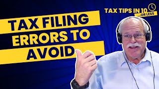 5 Tax Filing Errors to Avoid