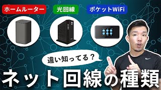 【何が違う？】インターネット回線の種類・どれがおすすめかを解説します