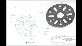 Learning Solid Edge - Lab 1 - Updated