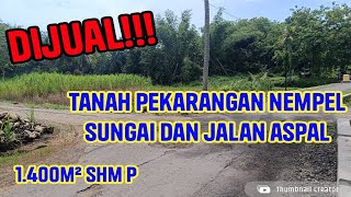 Dijual tanah pekarangan 1.400m² SHM P