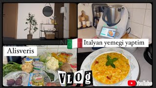 Günlük Vlog✅ | Italyan yemegi🇮🇹| Havuclu Risotto yemegi | Alsiveris yaptim |