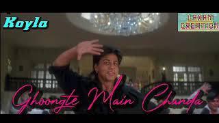 Ghoongte Mein Chanda | Shahrukh Khan | Madhuri Dixit | Udit Narayan | Koyla | 90's Hit Song