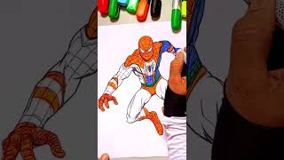 Spider Man Coloring Page: Unleash Your Superhero Artistic Abilities!