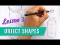 Learn How To Draw Pt 3: How To Use Simple Shapes To Draw Objects