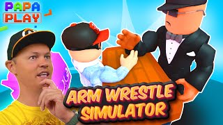 Я - Армрестлер в Arm Wrestle Simulator