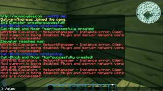 [Minecraft] Bukkit plugin tutorial/showcase - Elevator (English)