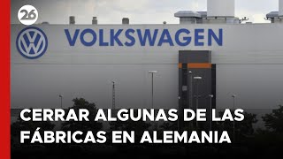 EUROPA | El grupo Volkswagen ya no descarta cierres ni despidos en Alemania