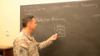 Arguing the OE, Episode 15: Thinking and the Soldier (on abductive reasoning)