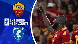 Roma vs. Empoli: Extended Highlights | Serie A | CBS Sports Golazo