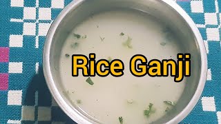 Healthy Rice Ganji soup || summer food || Telugu ammayi channel