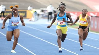 Epic 100m| Tina Clayton Battles Brianna Lyston| Flash Time 11.24