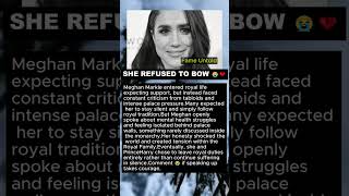 She Refused To Bow