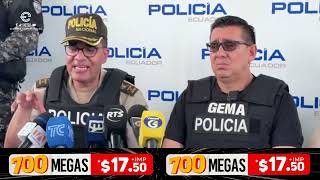 14 MIEMBROS DEL GAO SAOBOX DETENIDOS EN OPERATIVOS EN MACHALA Y PUERTO BOLÍVAR