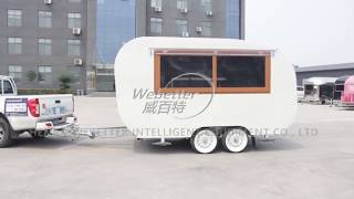 Retro Mobile Food Truck | Street Food Trailer | Bakery Trailer Hotdog Carts for Sale USA