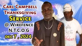 THANKSGIVING SERVICE FOR THE LIFE OF CARL CAMPBELL