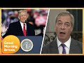 Nigel Farage slams Boris Johnson & Black Lives Matter but Praises Donald Trump's 'Courage' | GMB