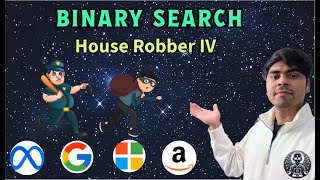 LeetCode 2560 | House Robber IV | Minimize Maximum Robbery | Python Binary Search | AlgoYogi