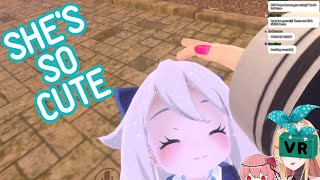 Pomu and Rosemi being unbelievably cute in VR【NIJISANJI EN】