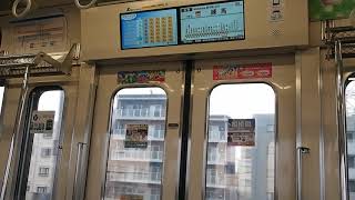 西武6000系 モハ6209 中村橋→練馬(日立GTO、ワイド型液晶ディスプレイ)