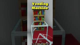 REDSTONE VENDING MACHINE?! (NO MODS) | Minecraft Redstone Build Hacks ⛏ 😄 #shorts