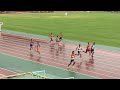 第2回　福岡市小中学生記録会　1年男子100ｍ予選　トモアキ