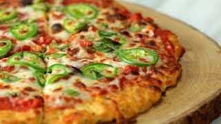 Low Carb Chicken Crust Pizza • Tasty