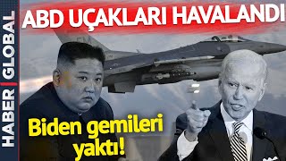 Kuzey Kore Füzeleri Fırlattı, Amerikan Uçakları Peş Peşe Havalandı!