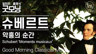 가곡의 왕 슈베르트가 만든 '악흥의 순간' 🔆 아침에 듣는 클래식, 굿모닝클래식, Schubert Moments musicaux , 악흥(樂興)의 한때